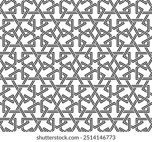 Repitiendo patrones de Diseño gráfico. Patrón geométrico sin fisuras de Vector imprimible.