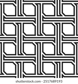 Repitiendo patrones de Diseño gráfico. Patrón geométrico sin fisuras de Vector imprimible.