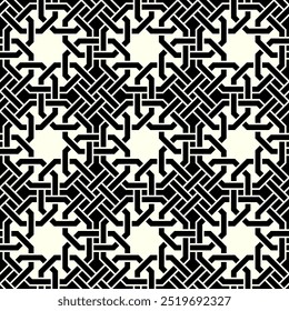 Repeating patterns of Graphic designs. Geometric Seamless pattern of Printable vector. Interlocking knot banner layout of cover background design.