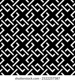 Repeating patterns of Graphic designs. Geometric Seamless pattern of Printable vector. Interlocking knot banner layout of cover background design.