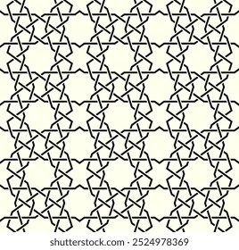 Repeating patterns of Graphic designs. Geometric Seamless pattern of Printable vector. Interlocking knot banner layout of cover background design.