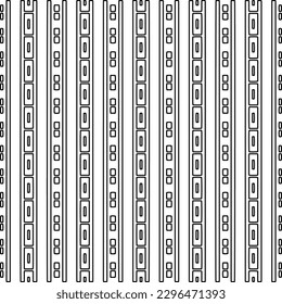 
Repeating patterns of lines.  Black and white pattern for web page, textures, card, poster, fabric, textile.