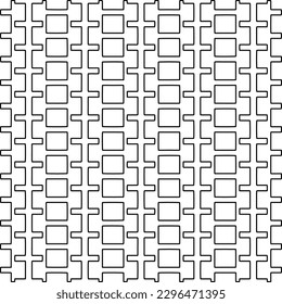 
Repeating patterns of lines.  Black and white pattern for web page, textures, card, poster, fabric, textile.