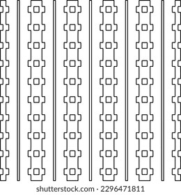 
Repeating patterns of lines.  Black and white pattern for web page, textures, card, poster, fabric, textile.