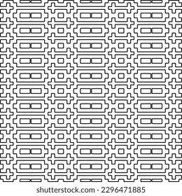 Patrones de repetición de líneas.  Patrón blanco y negro para página web, texturas, tarjeta, afiche, tela, textil.