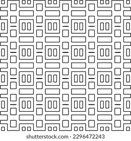 
Repeating patterns of lines.  Black and white pattern for web page, textures, card, poster, fabric, textile.