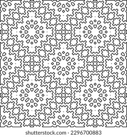 
Repeating patterns of lines.  Black and white pattern for web page, textures, card, poster, fabric, textile.