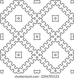 
Repeating patterns of lines.  Black and white pattern for web page, textures, card, poster, fabric, textile.