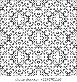 
Repeating patterns of lines.  Black and white pattern for web page, textures, card, poster, fabric, textile.