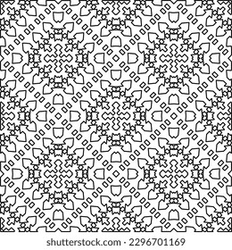 
Repeating patterns of lines.  Black and white pattern for web page, textures, card, poster, fabric, textile.
