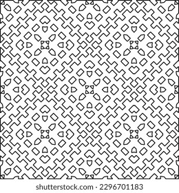 
Repeating patterns of lines.  Black and white pattern for web page, textures, card, poster, fabric, textile.