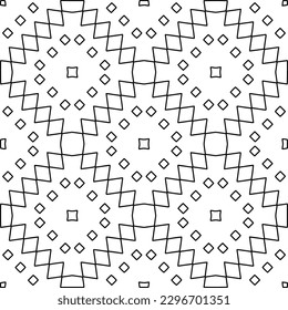 
Repeating patterns of lines.  Black and white pattern for web page, textures, card, poster, fabric, textile.