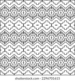
Repeating patterns of lines.  Black and white pattern for web page, textures, card, poster, fabric, textile.