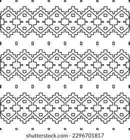 
Repeating patterns of lines.  Black and white pattern for web page, textures, card, poster, fabric, textile.