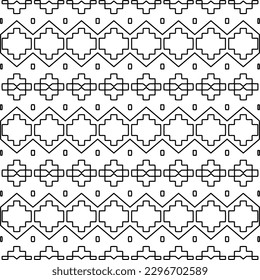 
Repeating patterns of lines.  Black and white pattern for web page, textures, card, poster, fabric, textile.