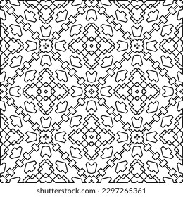 
Repeating patterns of lines.  Black and white pattern for web page, textures, card, poster, fabric, textile.