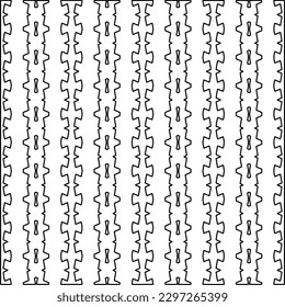 
Wiederholen von Zeilenmustern.  Schwarz-Weiß Muster für Webseiten, Texturen, Karten, Poster, Stoff, Textilien.