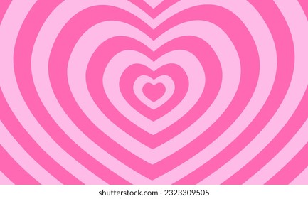 Red pink 3d hearts. Flying heart cards template. Isolated romantic cov By  Microvector