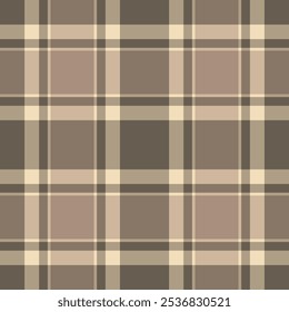 Repeating plaid pattern background, scotland fabric check textile. Trim seamless texture vector tartan in pastel and light colors palette.