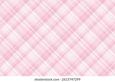 Repeating plaid tartan textile, perfect fabric seamless pattern. Grand background texture vector check in light and white colors palette.