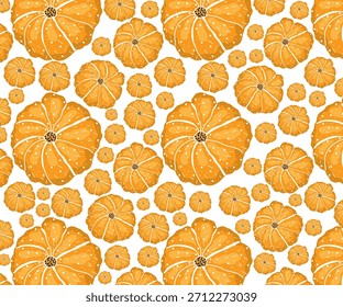 Repitiendo el fondo de calabaza con arreglo abstracto