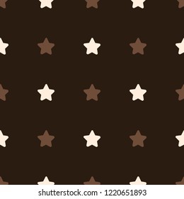 Repeating rating pattern with stars shapes in cute and minimal design