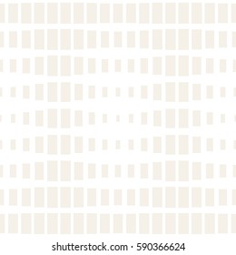 Repeating Rectangle Shape Halftone. Modern Geometric Lattice Texture. Vector Seamless Monochrome Pattern