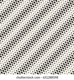Repeating Rectangle Shape Halftone. Modern Geometric Lattice Texture. Vector Seamless Monochrome Pattern