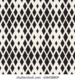 Repeating Rectangle Shape Halftone. Modern Geometric Lattice Texture. Vector Seamless Monochrome Pattern