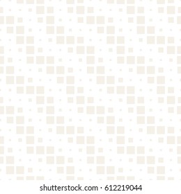 Repeating Rectangle Shape Halftone. Vector Seamless Monochrome Pattern