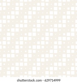 Repeating Rectangle Shape. Modern Geometric Lattice Texture. Vector Seamless Monochrome Pattern