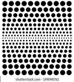 repeating and reducing polka dots - EPS10