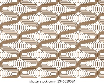 Repeating rounded rectangle shape 