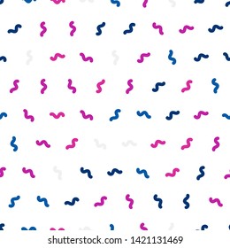 Repeating Seamless Colorful Pattern - Simple various color objects pattern