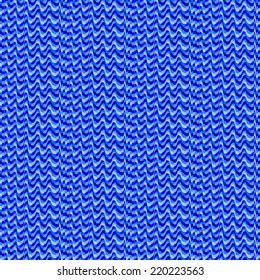 Repeating, seamless pattern of blue, curvy waves.  Looks a little like water.