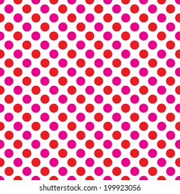 Repeating, Seamless Pattern of Light and Dark Small Polka Dot Pattern - VECTOR