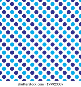 Repeating, Seamless Pattern of Light and Dark Small Polka Dot Pattern - VECTOR