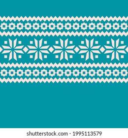 Repeating seamless pattern ornament in scandinavian style vector illustration