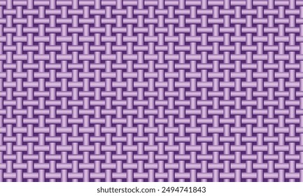 Repeating seamless pattern texture linen fabric texture, violet threads of fabric intertwined with each other, vector image for fabric, paper, print and web.
