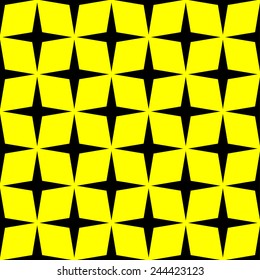 repeating seamless star style pattern - vector