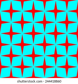 repeating seamless star style shapes - vector