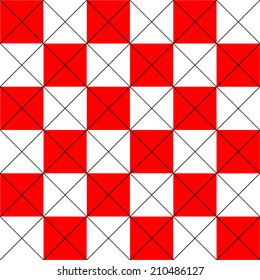 repeating seamless tile pattern with criss-cross