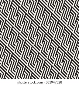 Repeating Slanted Stripes Modern Texture. Monochrome Geometric Seamless Pattern.