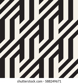 Repeating Slanted Stripes Modern Texture. Simple Regular Background. Monochrome Geometric Seamless Pattern.
