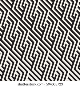 Repeating Slanted Stripes Modern Texture. Simple Regular Background. Monochrome Geometric Seamless Pattern.