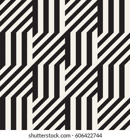 Repeating Slanted Stripes Modern Texture. Simple Regular Background. Monochrome Geometric Seamless Pattern.