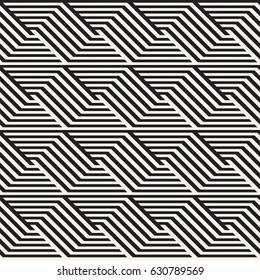 Repeating Slanted Stripes Modern Texture. Simple Regular Background. Monochrome Geometric Seamless Pattern.
