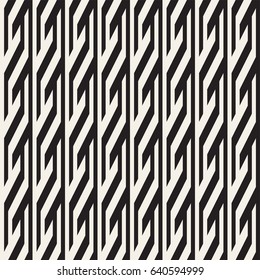 Repeating Slanted Stripes Modern Texture. Simple Regular Background. Monochrome Geometric Seamless Pattern.