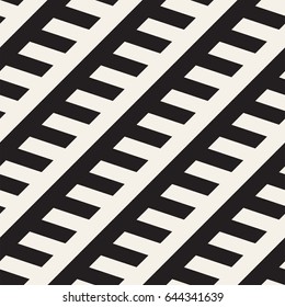 Repeating Slanted Stripes Modern Texture. Simple Regular Background. Monochrome Geometric Seamless Pattern.