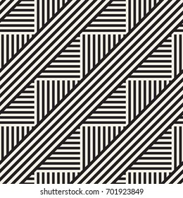 Repeating Slanted Stripes Modern Texture. Simple Regular Background. Monochrome Geometric Seamless Pattern.